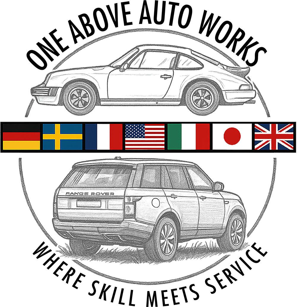 One Above Auto Works Logo
